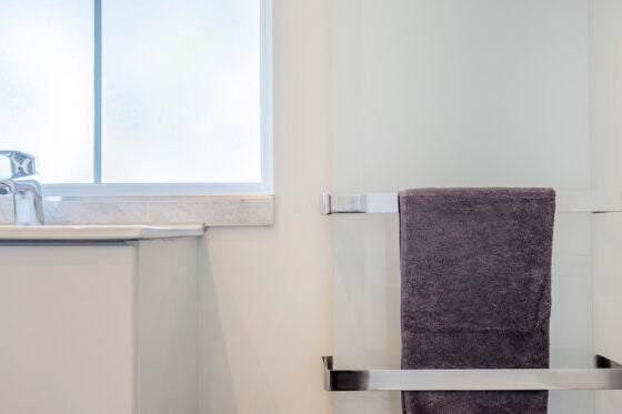 Herschel Select XLS – White Infrared Towel Heater With Integrated Controls