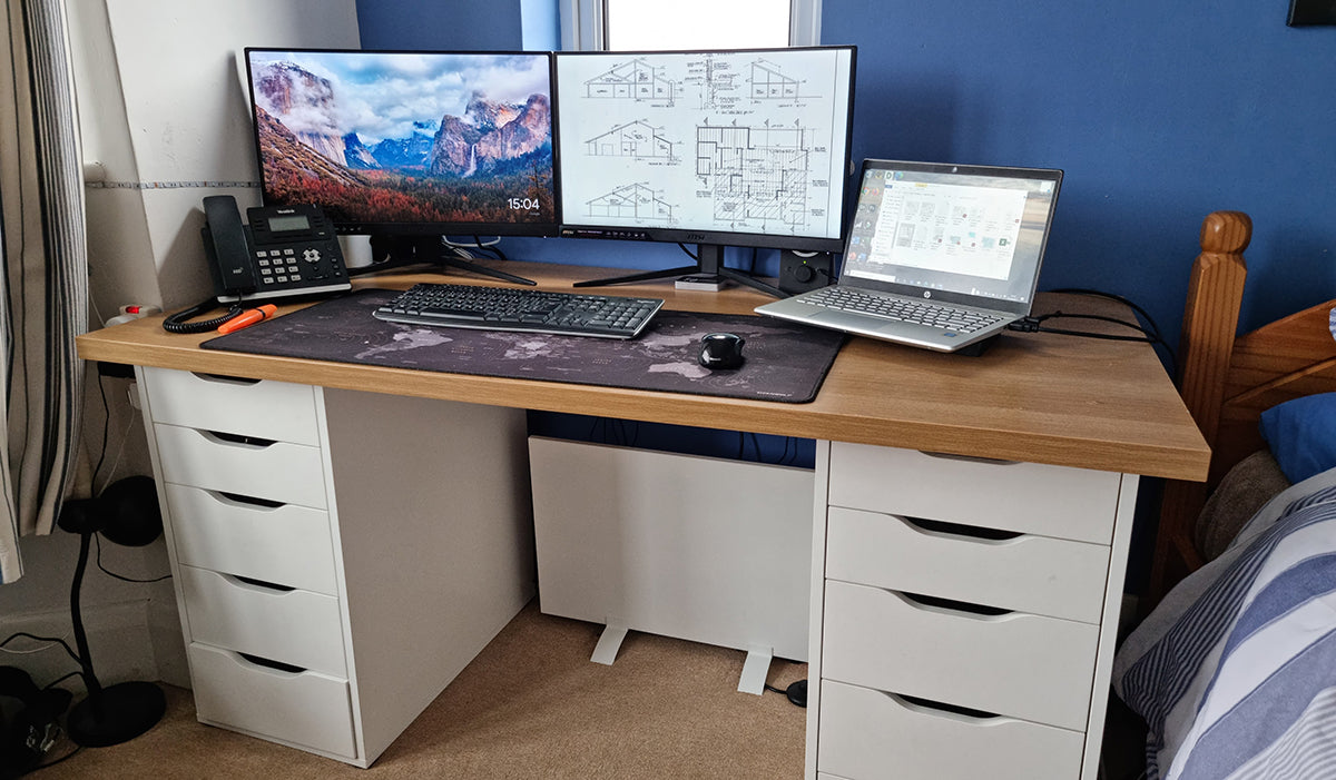 Herachel Select – 220 Watt Infrared Under Desk Heater